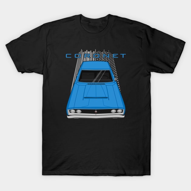 Dodge Coronet 1968 - blue T-Shirt by V8social